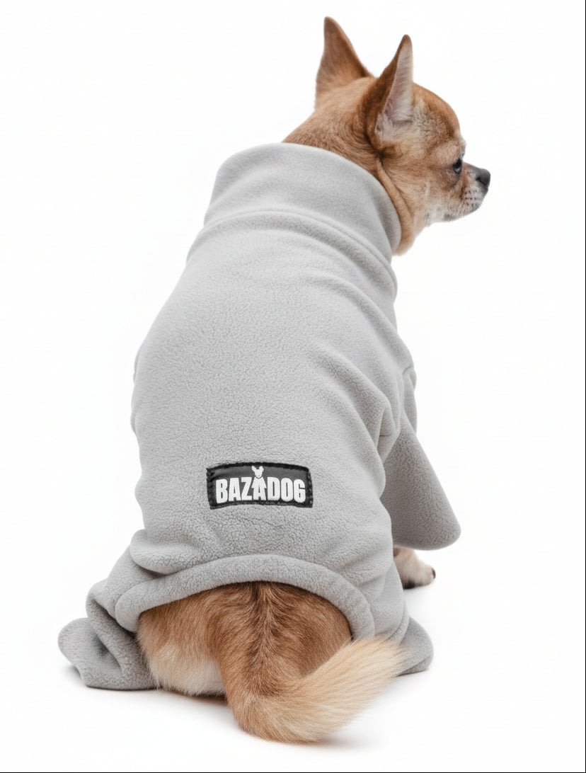 Анатомічний костюм BazaDog, PFT (Polar Fleece Technology), сірий