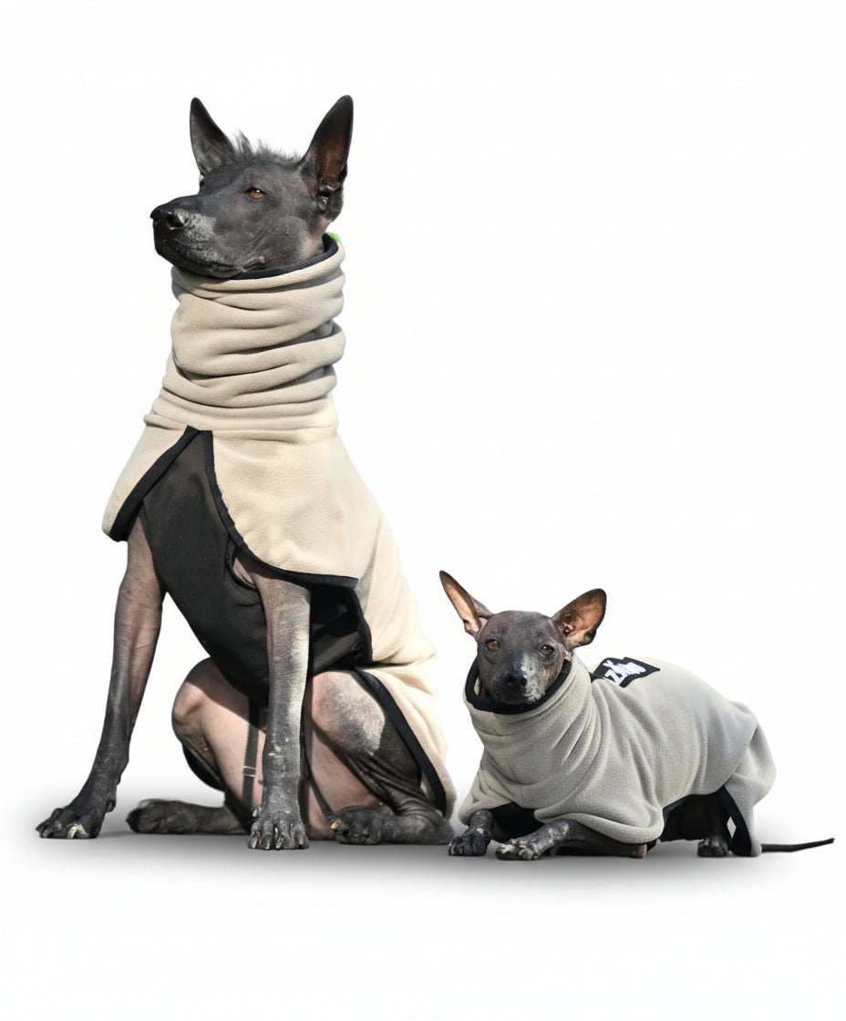 Попона-пуловер з високою горловиною BazaDog «Luna», хакі