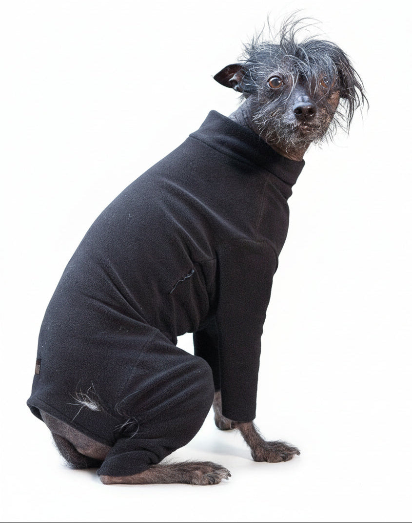 Анатомічний костюм BazaDog, PFT (Polar Fleece Technology), чорний