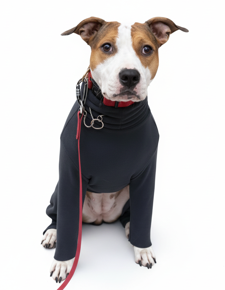 Анатомічний костюм BazaDog, PFT (Polar Fleece Technology), графіт
