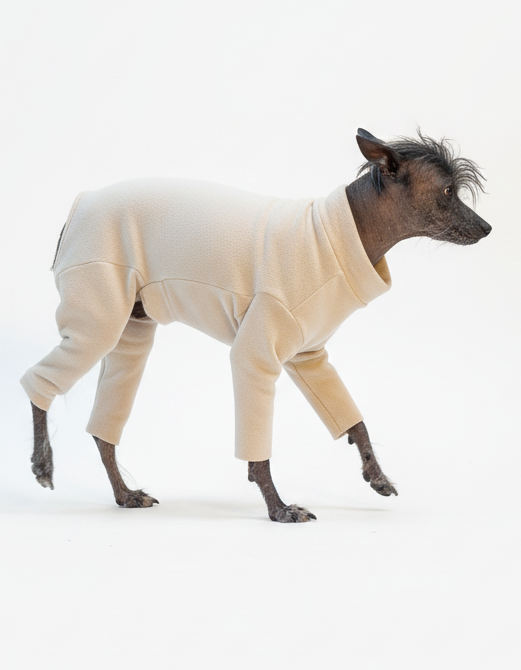 Анатомічний костюм BazaDog, PFT (Polar Fleece Technology), бежевий