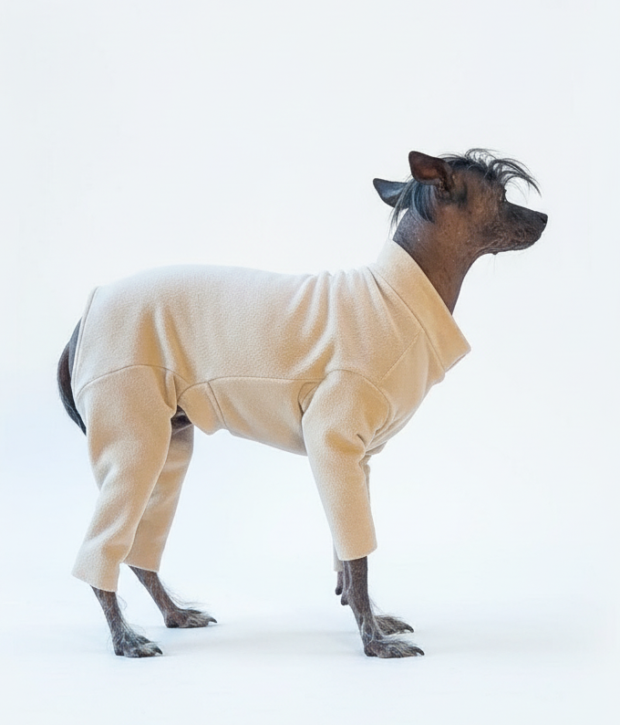 Анатомічний костюм BazaDog, PFT (Polar Fleece Technology), бежевий
