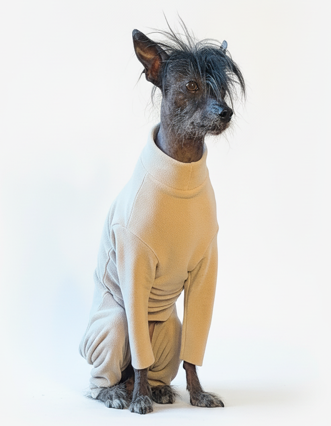 Анатомічний костюм BazaDog, PFT (Polar Fleece Technology), бежевий
